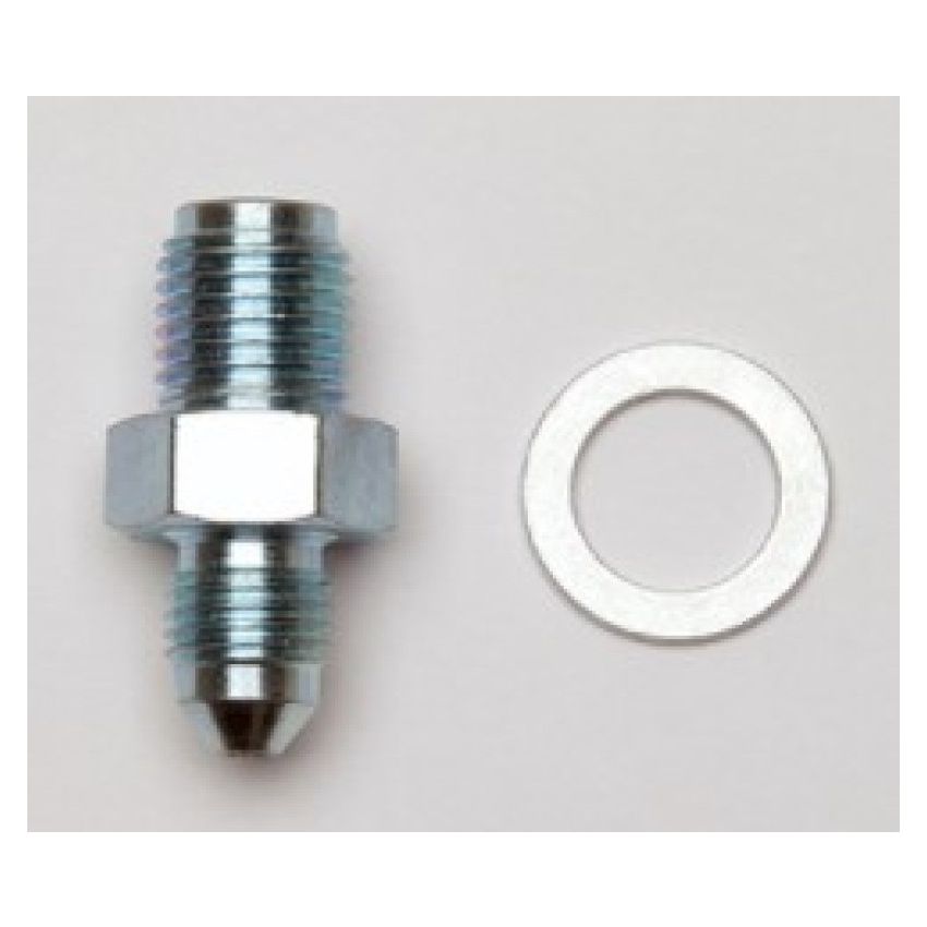 Wilwood 220-14204 Fitting Kit Adaptor -3 JIC to 7/16-20 Male w/ Crush Washer