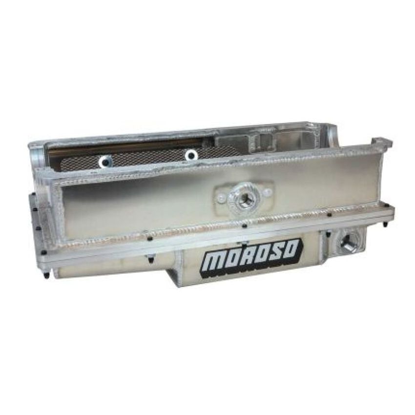 Moroso 20398 SBF 351W/Energy Mfg 351W 2 Piece External Wet Sump 8in Aluminum Oil Pan