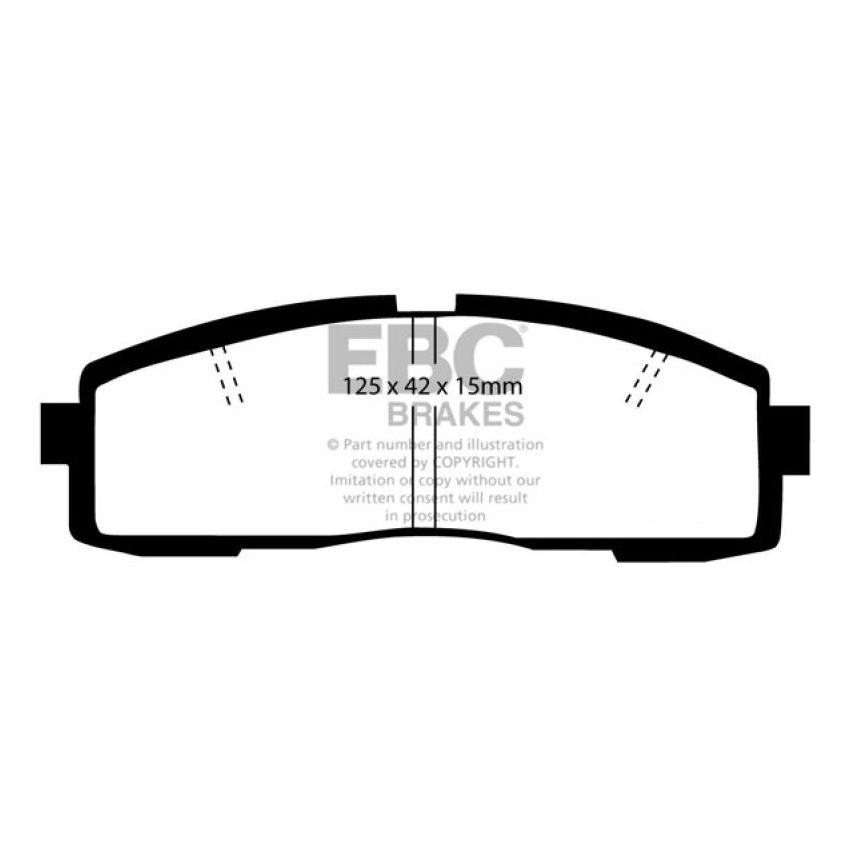 EBC DP4608/2R 86-92 Toyota Supra 2.8 Yellowstuff Rear Brake Pads