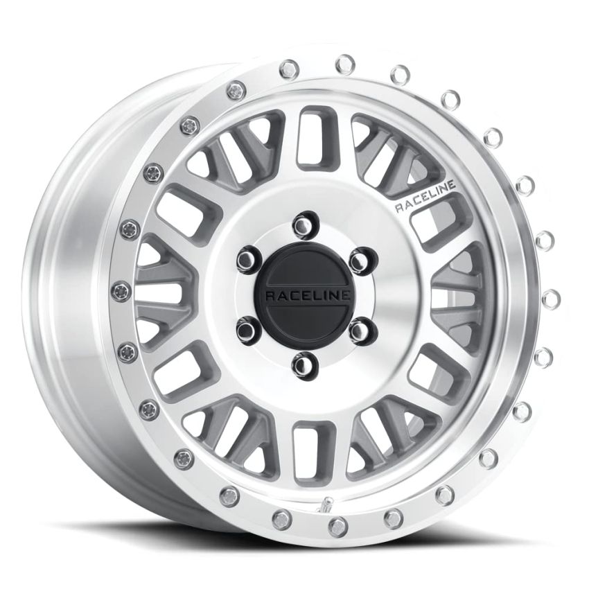 Raceline 951MC Ryno 17x8.5in / 6x120 BP / 0mm Offset / 78.1mm Bore - Machined Wheel