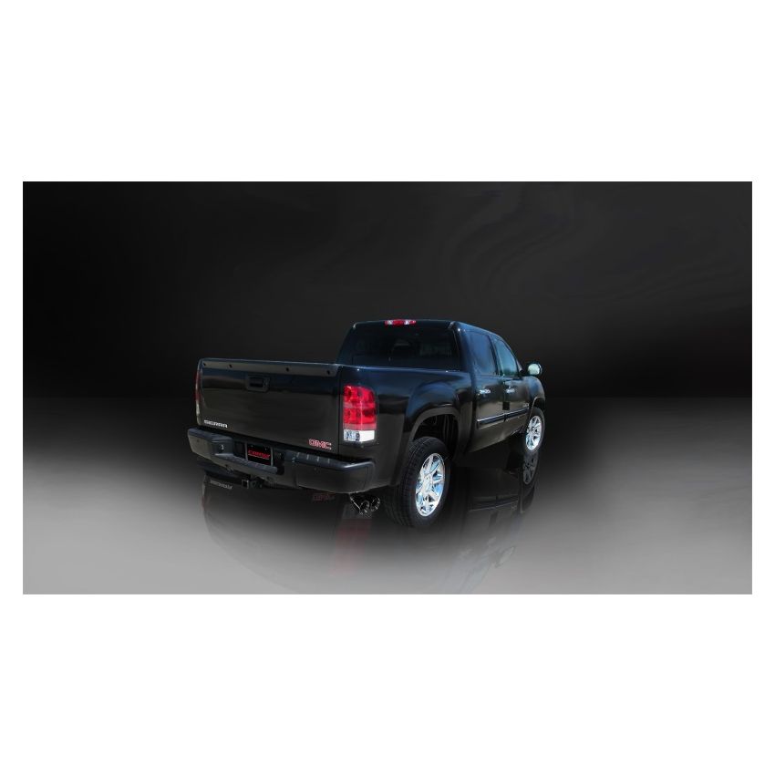 Corsa 07-08 Chevrolet Silverado Crew Cab/Short Bed 1500 5.3L V8 Black Sport Cat-Back Exhaust