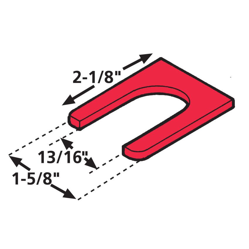 SPECIALTY PRODUCTS COMPANY 35060 TANDEM SHIM-FRTLNR SS 1/32