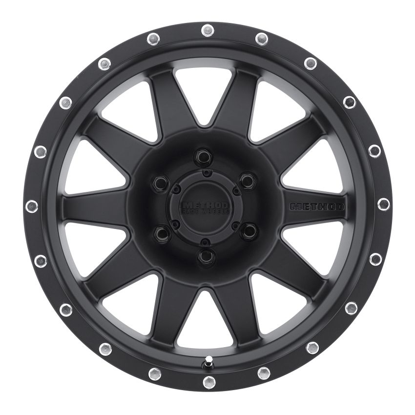Method Wheels MR30129016518 Method MR301 The Standard 20x9 +18mm Offset 6x135 94mm CB Matte Black Wheel