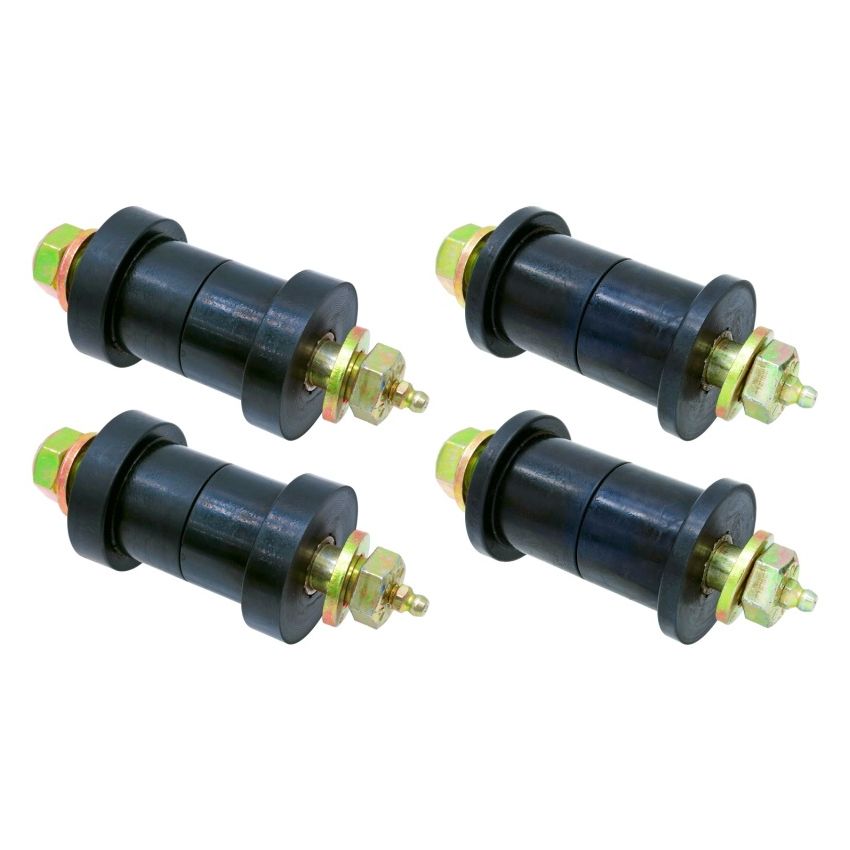 RockJock 76-76 CJ Leaf Spring Main Eye Bushing Kit w/ Urethane Bushings Set of 4