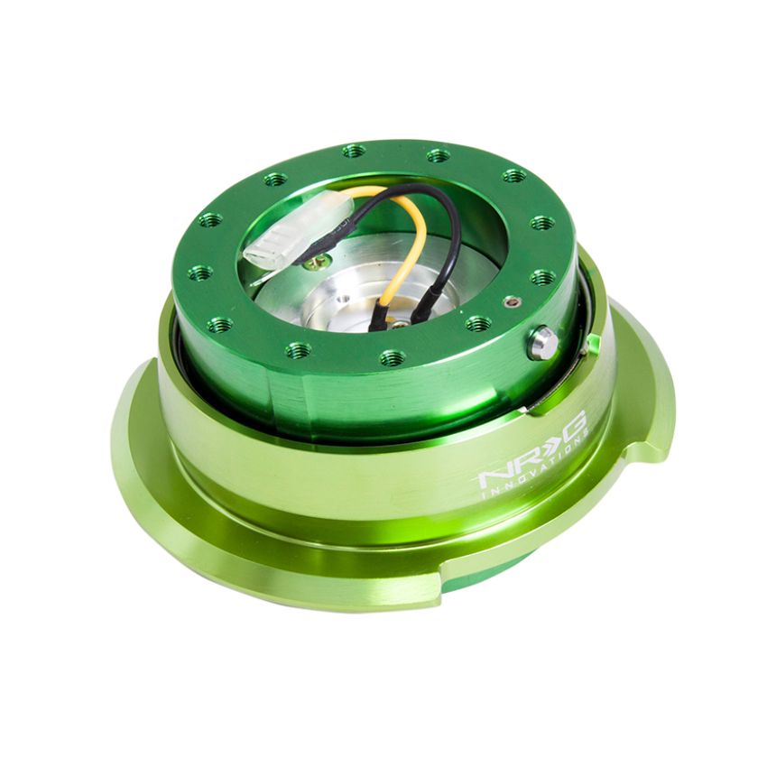 NRG Quick Release Kit Gen 2.8 - Green Body / Titanium Chrome Ring