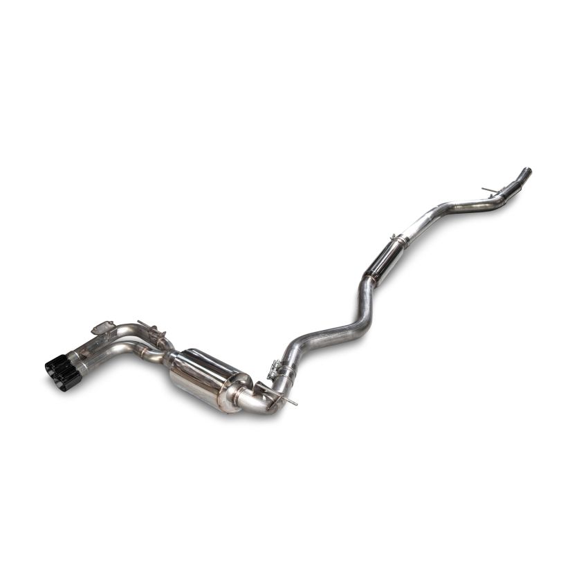 AWE Tuning 3010-23022 BMW F3X 28i / 30i Touring Edition Axle-Back Exhaust Single Side - 80mm Black Tips
