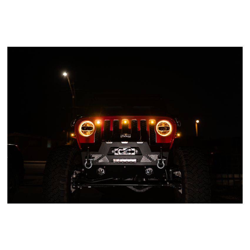 DV8 Offroad 2018+ Jeep JL Grill Amber Marker Lights