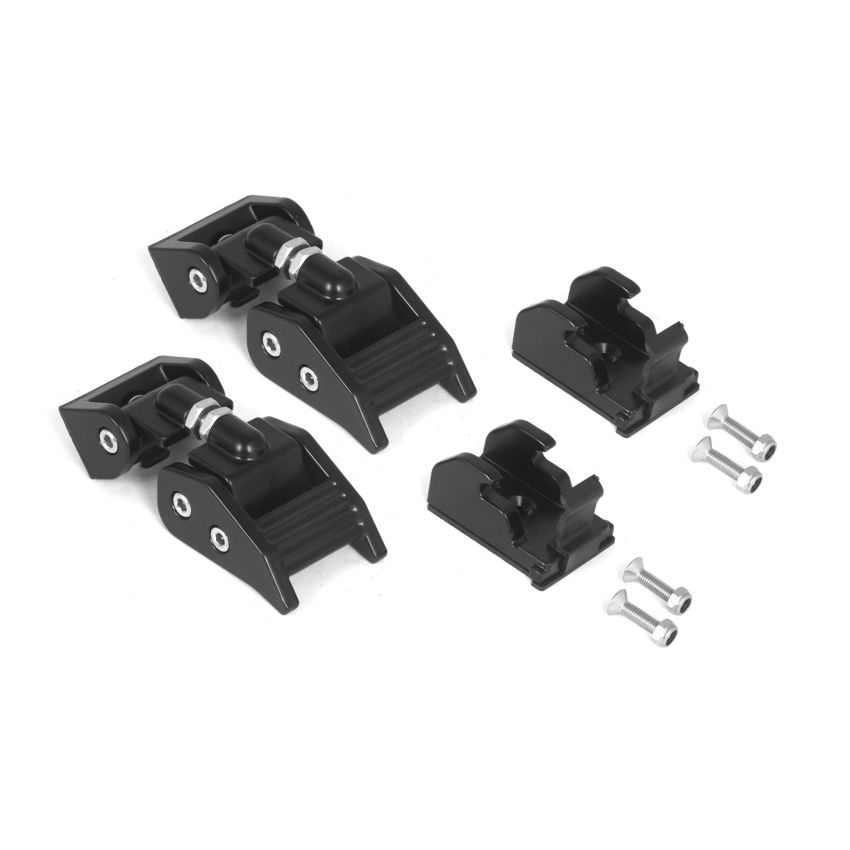 Hood Catches Black Alumi num 97-06 Jeep Wrangler