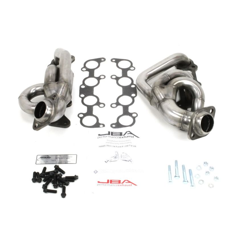 JBA 11-14 Ford F-150 5.0L Coyote 1-5/8in Primary Raw 409SS Cat4Ward Header