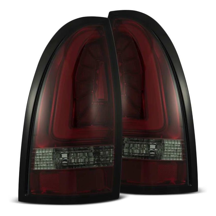 AlphaRex 05-15 Toyota Tacoma PRO-Series LED Tail Lights Red Smoke