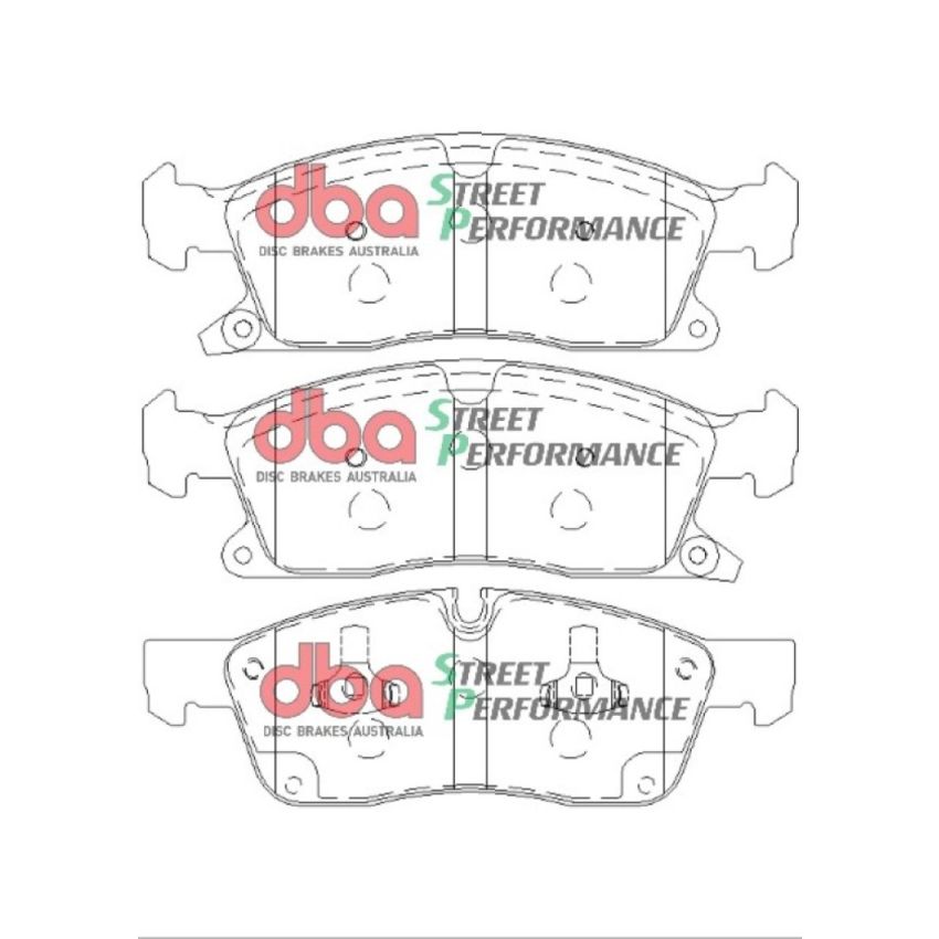 DBA 11-20 Dodge Durango (330mm Front Rotor) SP Performance Front Brake Pads