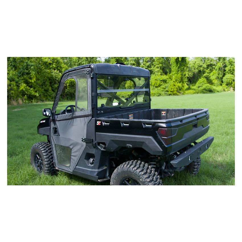 Seizmik 50-32001KIT 13+ Polaris Ranger 900/1000 XP/Crew Rear Windshield Folding Poly Carb