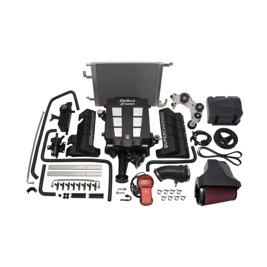 Edelbrock 1536 Supercharger Stage 1 - Street Kit 2005-2010 Chrysler Lx and Lc 6 1L Hemi w/ Tuner