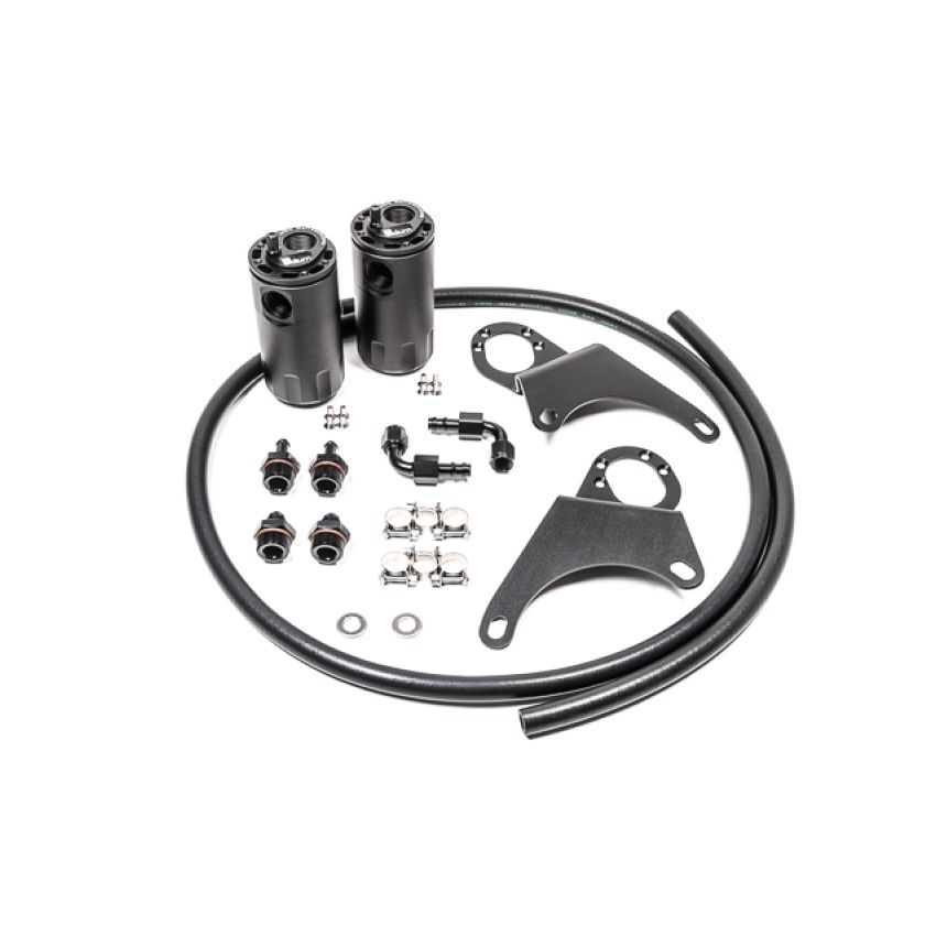 Radium Engineering Mitsubishi Evo 8-9 Dual Catch Can Kit Fluid Lock