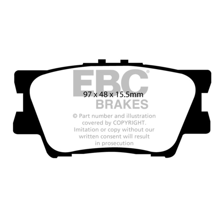 EBC UD1212 13+ Lexus ES300h 2.5 Hybrid Ultimax2 Rear Brake Pads