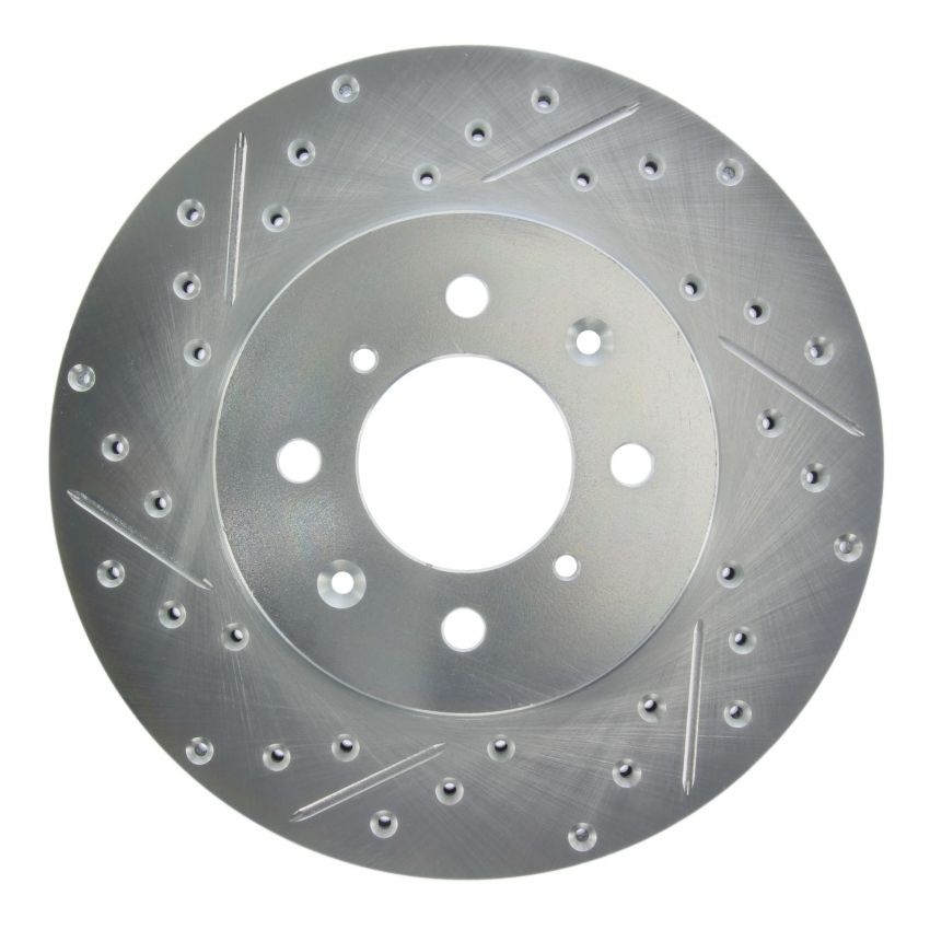 StopTech Select Sport 90-01 Acura Integra (exc. Type R) Slotted and Drilled Right Front Rotor