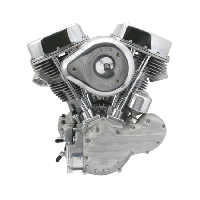 S&S Cycle 106-0821 70-99 Chassis P93 Complete Assembled Engine - Alternator/Generator