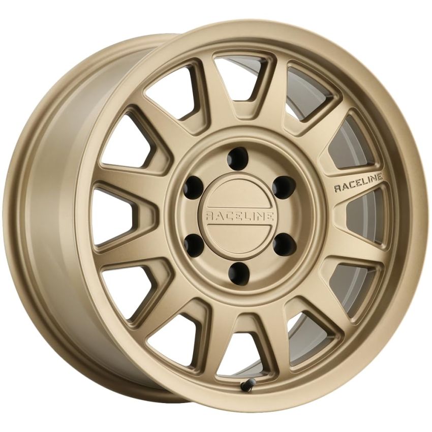 Raceline 952BZ Aero 17x9in / 5x127 BP / -12mm Offset / 78.1mm Bore - Bronze Wheel