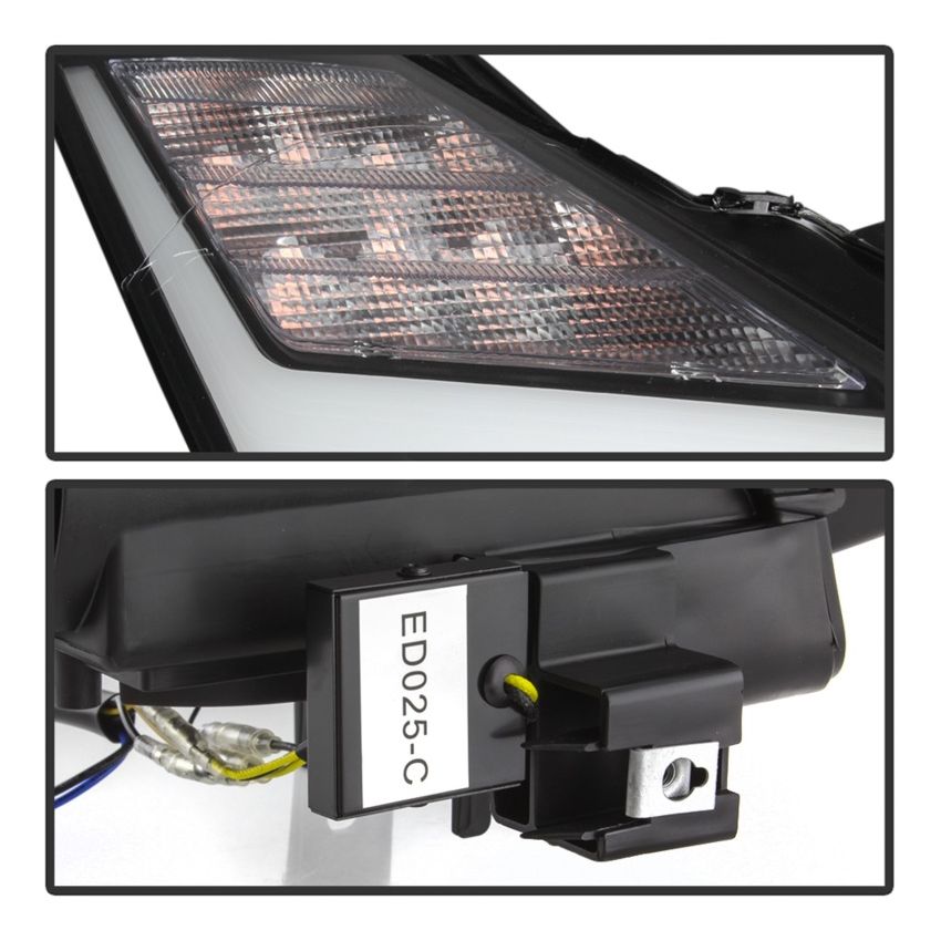 SPYDER 5085696 Projector Headlights - Black