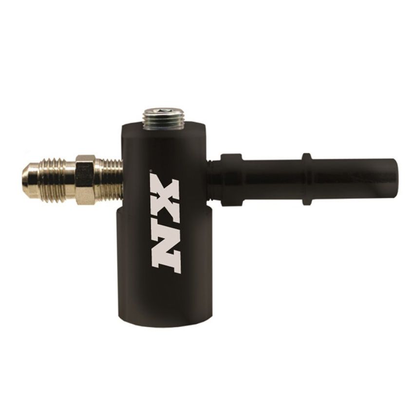 Nitrous Express 3/8-10mm Late Model Billet Fuel Line Adapter 90 Degree