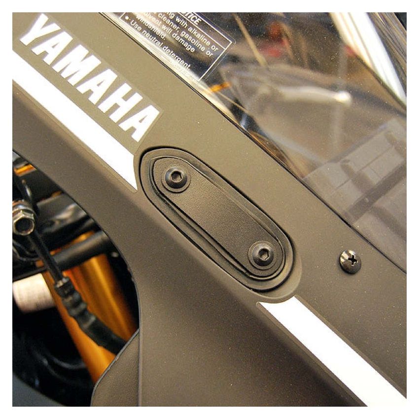 New Rage Cycles R3-MBO 19+ Yamaha R3 Mirror Block Off Plates