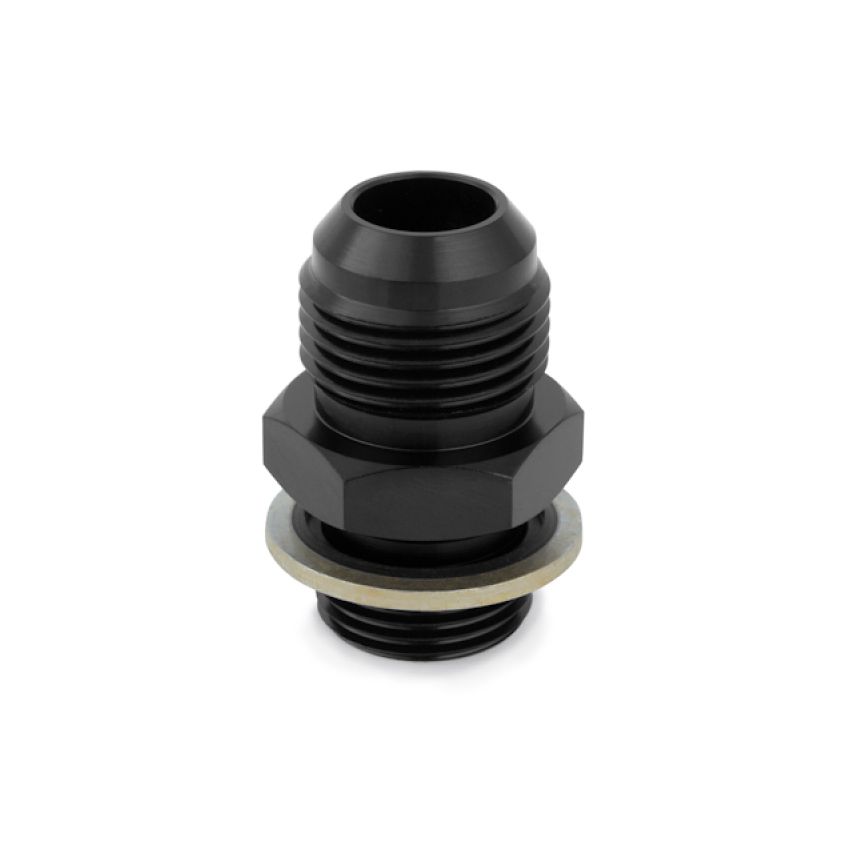 Mishimoto MMSPF-10ANBK Sandwich Plate Fitting M20 x -10AN Black