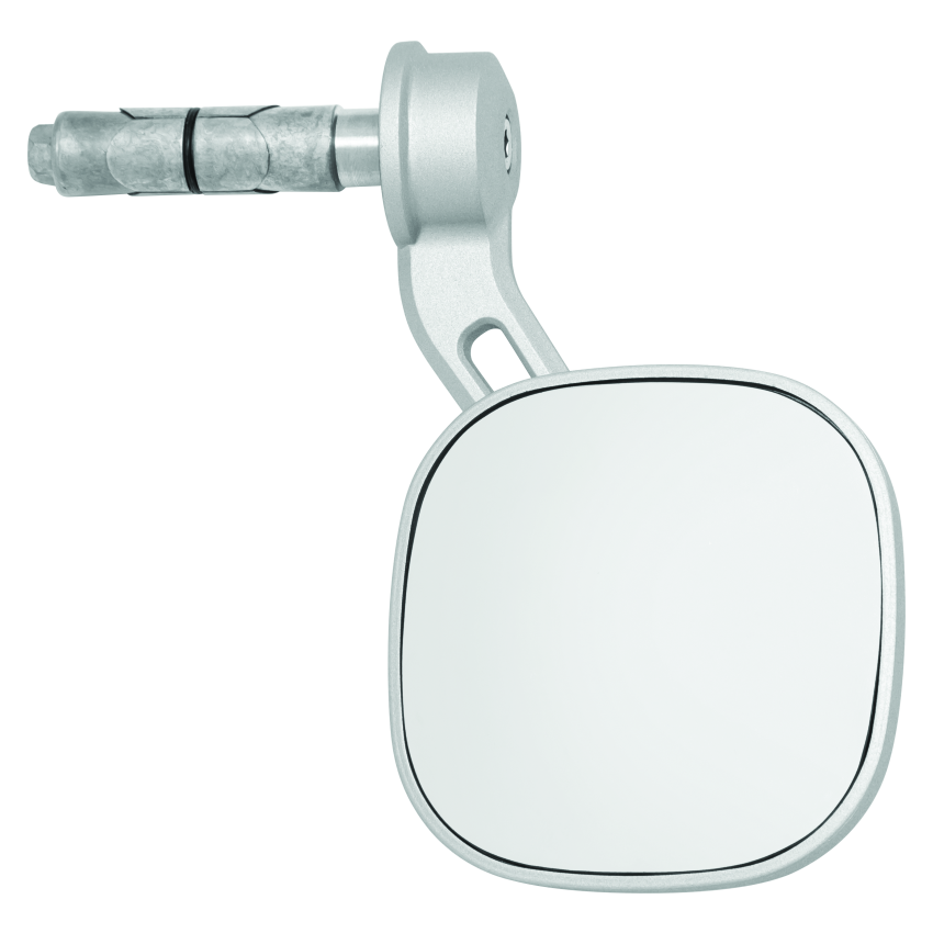 Kuryakyn 6656 Dillinger Bar End Mirrors Silver