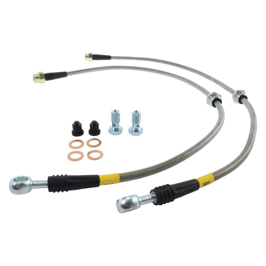 StopTech 2015 VW Golf (MK7) Front Stainless Steel Brake Line Kit