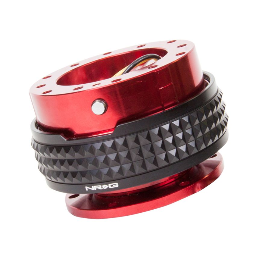 NRG Quick Release Kit - Pyramid Edition - Red Body / Black Pyramid Ring