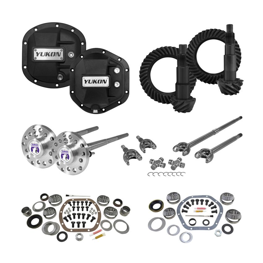 Yukon Gear & Axle YGK012STG4 Yukon Gear & Install Kit Stage 4 Package For Jeep JK (Non-Rubicon) in a 4.56 Ratio