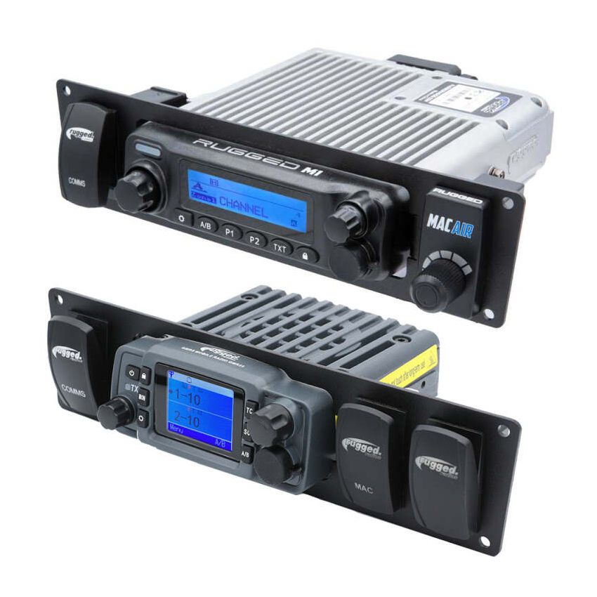 Rugged Radios MT-RMAX-RM Yamaha Wolverine RMAX Mount - Mobile Radio and Rocker Switches M1 / G1 / RM60 / GMR45