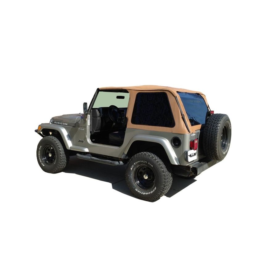 Rampage 109517 1997-2006 Jeep Wrangler(TJ) Frameless Soft Top Kit - Spice