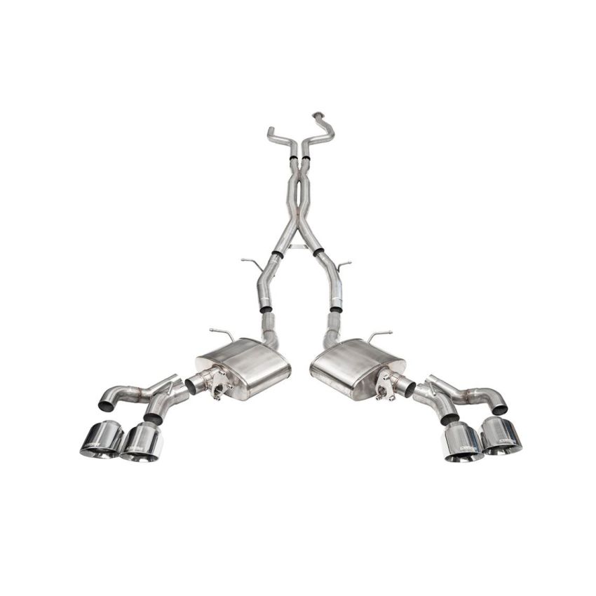 CORSA Performance 21320 Corsa 22-24 Cadillac CT5 V Blackwing 3in. Cat-Back w/ Active Exhaust - Dbl X-Pipe - Twin 4.5in. Tips
