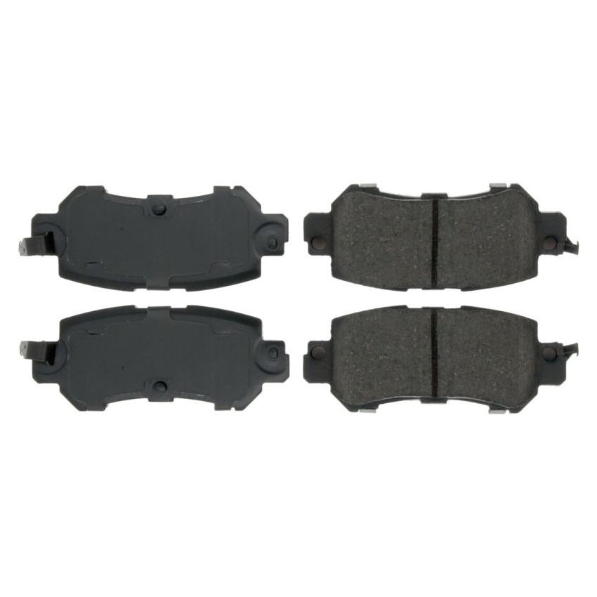 Stoptech 105.14302 Centric Posi-Quiet Ceramic Brake Pads w/Hardware - Rear