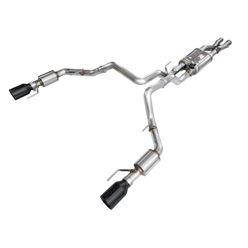 AWE Tuning 3025-33852 AWE Gen 3 Raptor R SwitchPath Exhaust - Diamond Black Tips