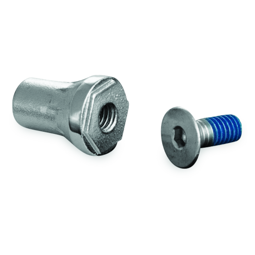 Kuryakyn 4376 Replacement Tapered Peg Mount With Screw Chrome