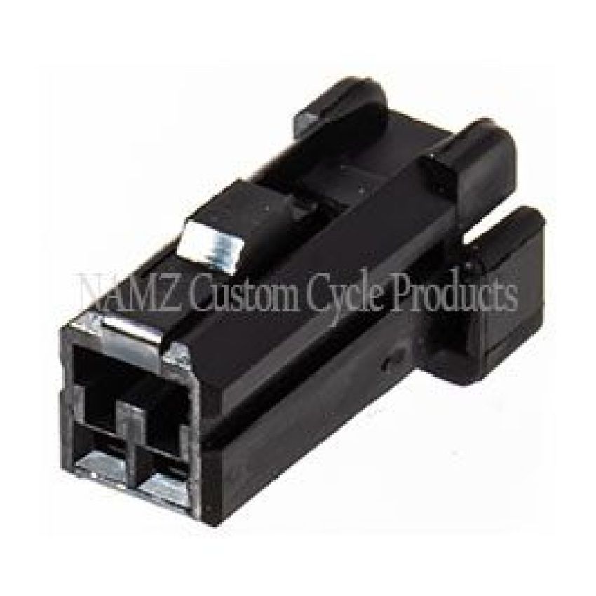 NAMZ NA-174056-2 AMP 040 Series 2-Position Female Wire Plug Housing Connector (HD 72912-01BK)