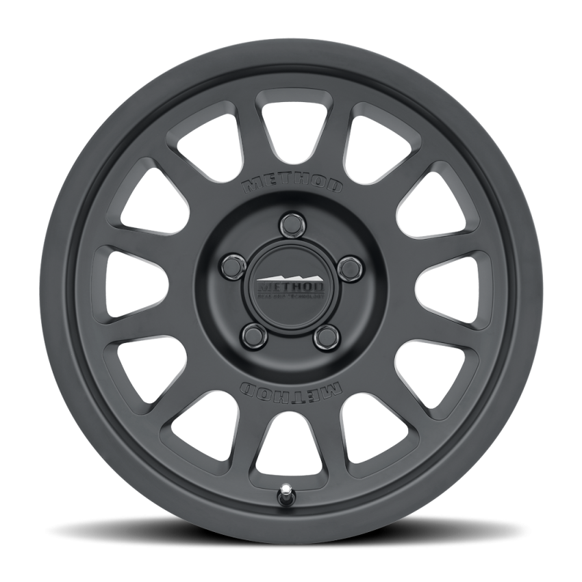 Method Wheels MR70377553550 Method MR703 17x7.5 +50mm Offset 5x130 78.1mm CB Matte Black Wheel