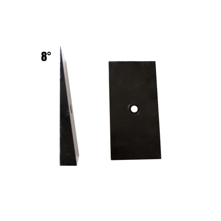 Fishbone Offroad FB27372 Universal 8in Leaf Spring Shim - Black