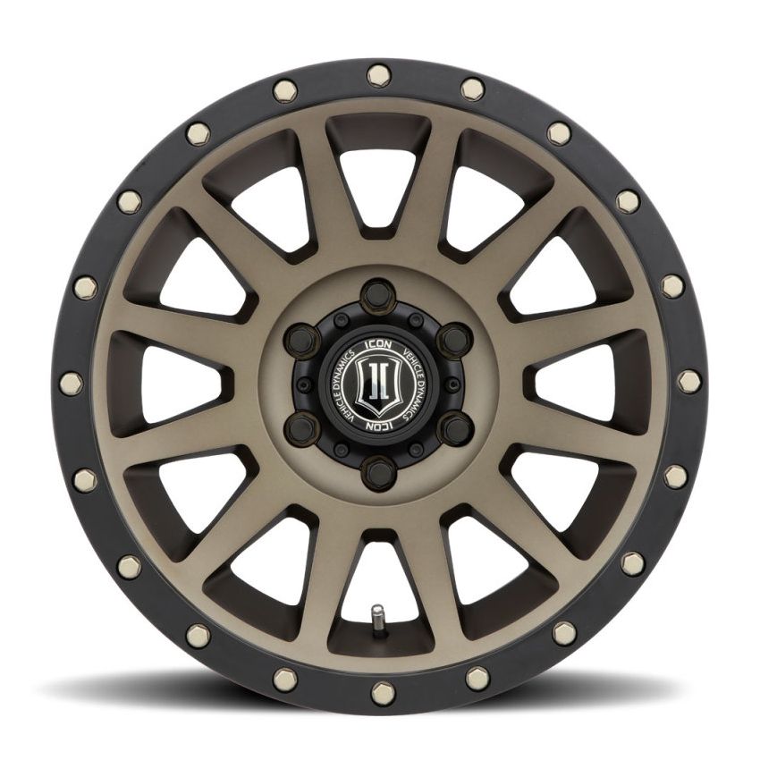 ICON Compression 18x9 5x150 25mm Offset 6in BS Bronze Wheel