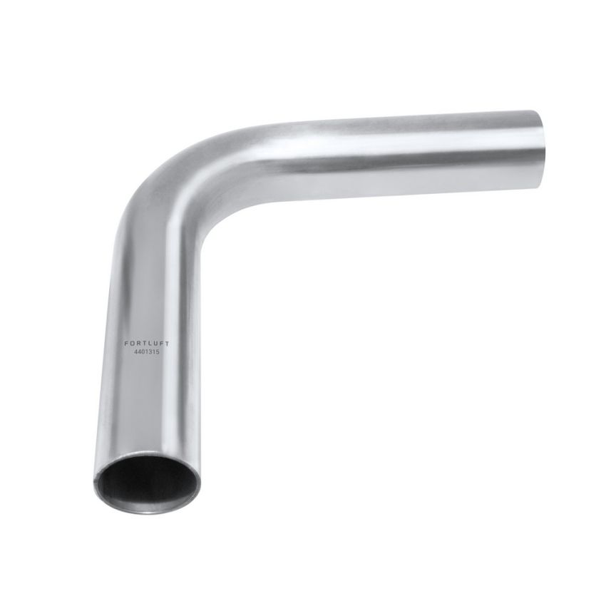 FORTLUFT 4401315 Universal Mandrel Exhaust Bend Pipe 90 Degree Stainless Steel, 1.25''/32mm