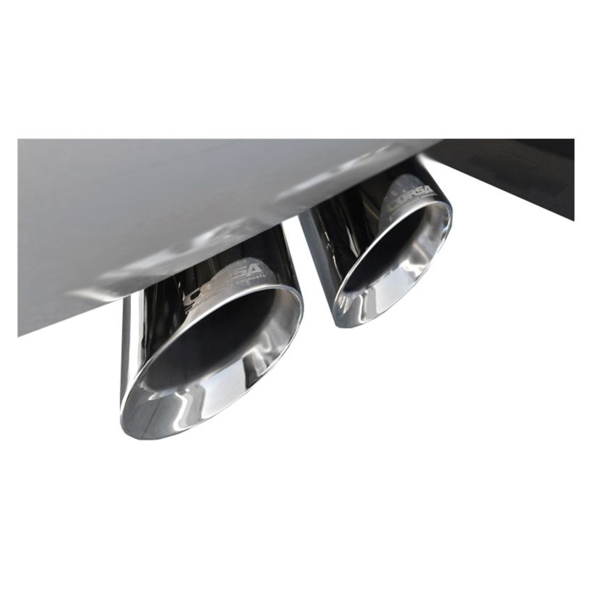 Corsa 09-13 Chevrolet Suburban 1500 5.3L V8 Polished Sport Cat-Back Exhaust