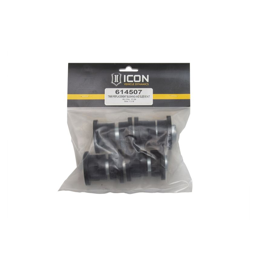 ICON 614507 78650 Upper Control Arm Bushing & Sleeve Kit