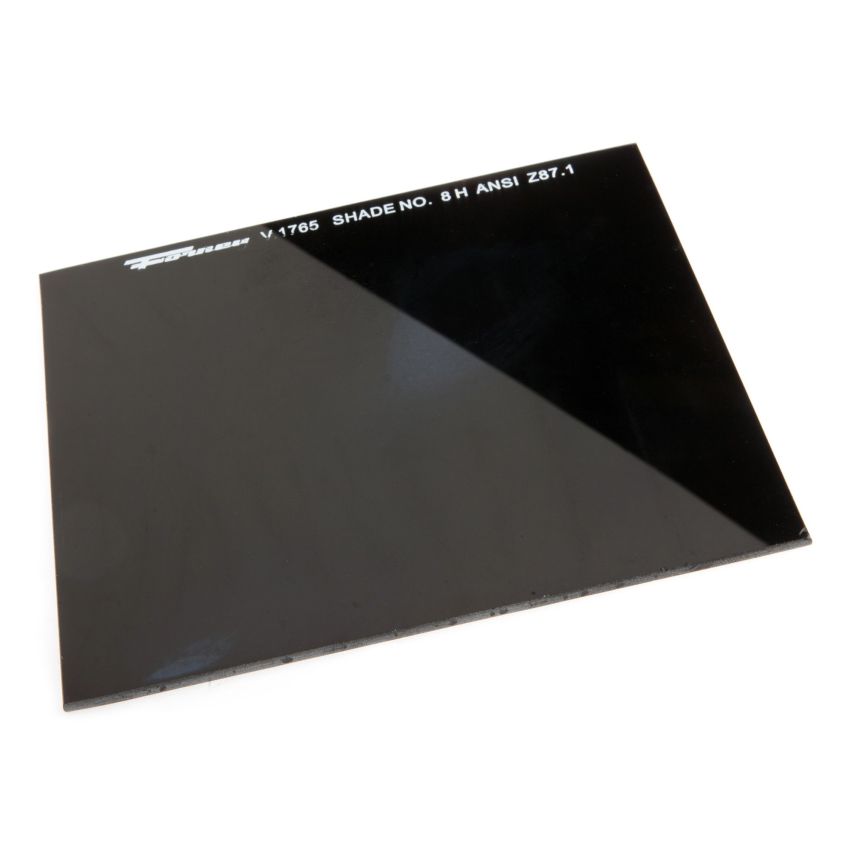 Forney 57050 Lens Replacement Hardened Glass, 4-1/4-Inch by 5-1/4-Inch, Shade-8 , Green