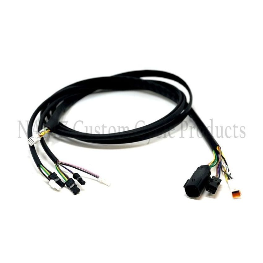 NAMZ NHCX-IC22 2022+ Indian Chief Models Plug-N-Play Handlebar Control Xtension Harness 18in.