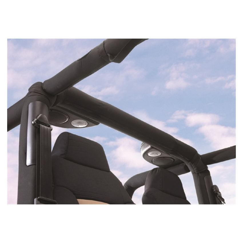 Rampage 1986-1994 Suzuki Samurai Roll Bar Padding Kit - Black Diamond