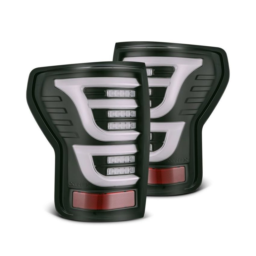AlphaRex 07-13 Toyota Tundra LUXX-Series LED Tail Lights Black