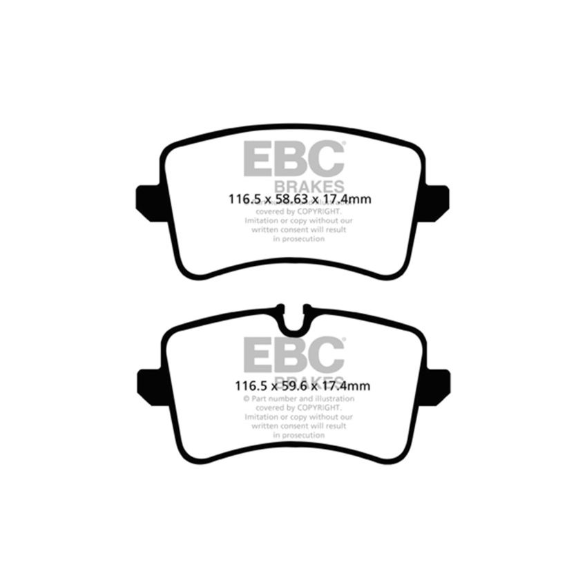 EBC UD1547 11 Audi A6 2.0 Turbo Ultimax2 Rear Brake Pads