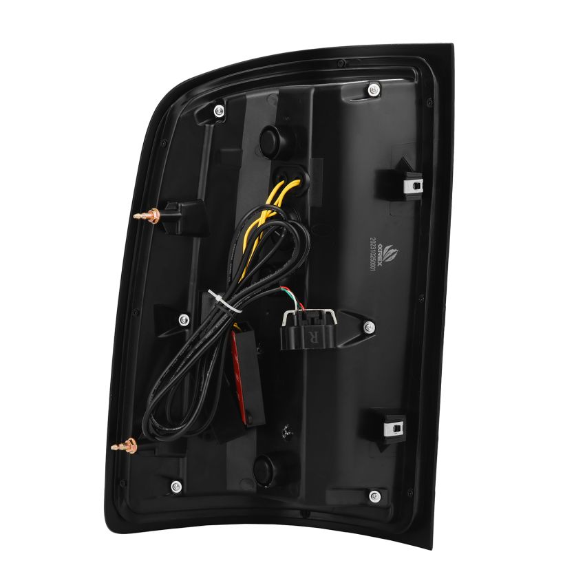 AlphaRex 630060 07-13 GMC Sierra 1500/07-14 2500/3500HD (No Classic/Dually) Luxx-Series LED Tail Lights Blk