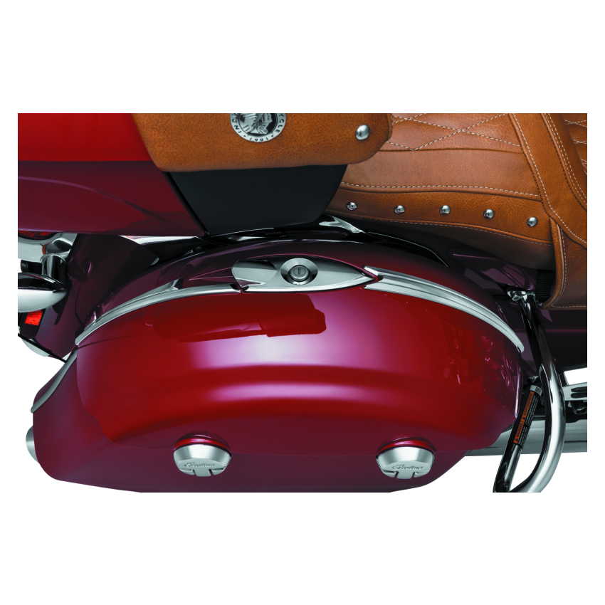 Kuryakyn 5670 Saddlebag Top Trim Indian Chrome